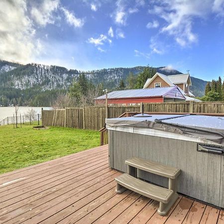 Mineral Lakefront Cabin With Stunning Mountain Views And Dock! מראה חיצוני תמונה