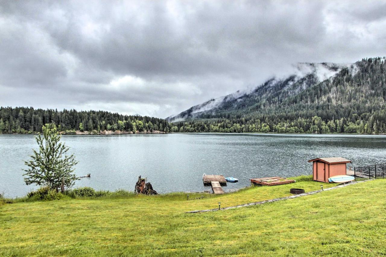Mineral Lakefront Cabin With Stunning Mountain Views And Dock! מראה חיצוני תמונה