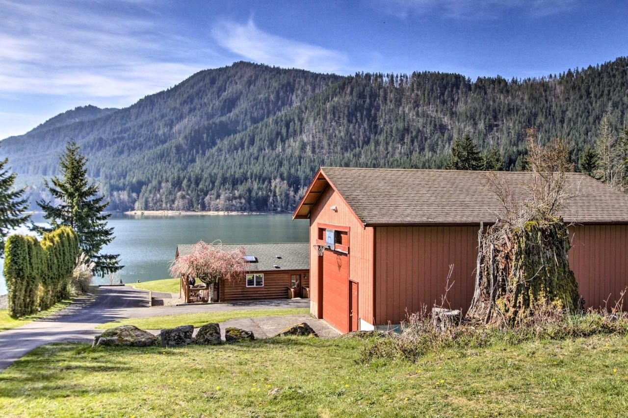 Mineral Lakefront Cabin With Stunning Mountain Views And Dock! מראה חיצוני תמונה